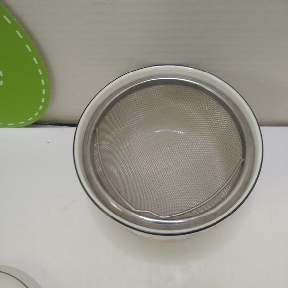 Ceramic Bacon Grease Container with Strainer,Grease Container for Kitchen 17oz - Picture 6 of 7